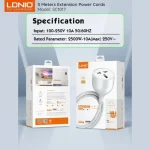 Ldnio Sc1017 2500w Extension Cord