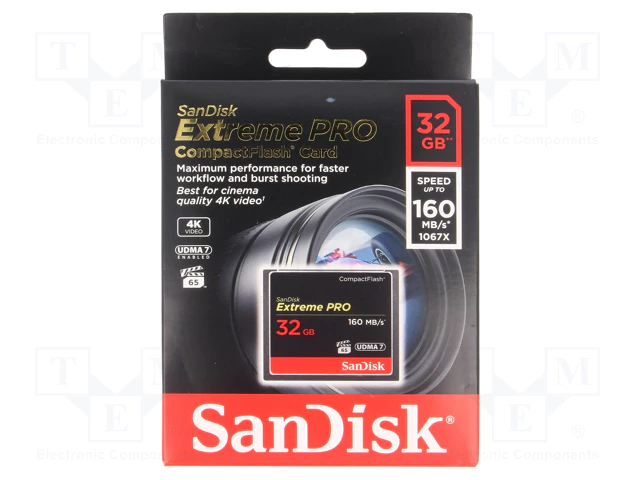 Sandisk Extreme Pro Compact Flash Sdhc 32Gb 160mb/s