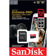 Sandisk Extreme Pro Micro Sd 512gb 200mb/s