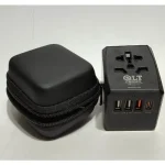 Qlt-PD65W Universal Travel Adapter 2Usb/3Type-C Ports