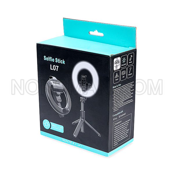 L07 Selfie Stick With Ring Light