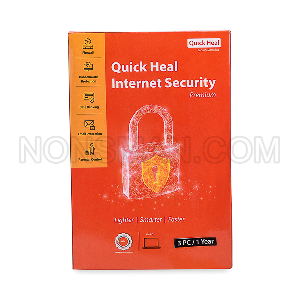 Quick Heal Internet Security Premium 3Pcs
