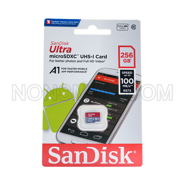 Sandisk Ultra Micro Sd 256gb 100/150mb/s Class 10
