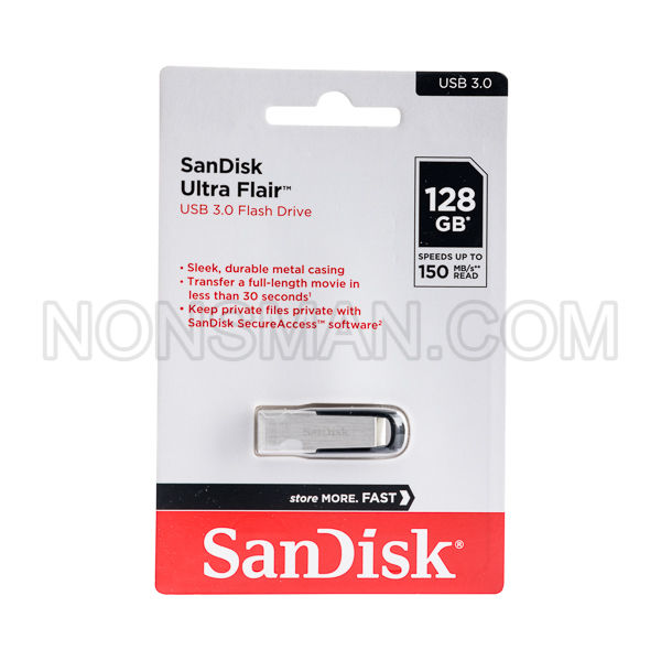 Sandisk Ultra Flair Usb 3.0 Flash Drive 128gb