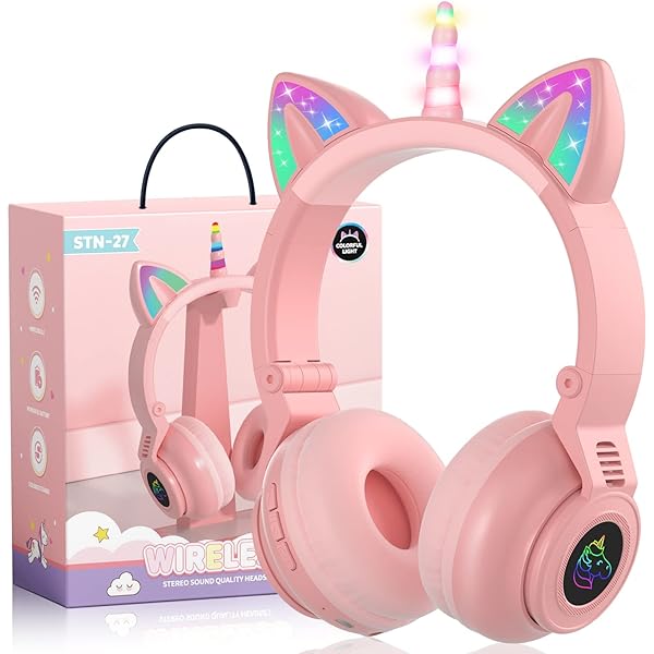 STN-27 Cat Ear Headset With Tf Card Slot